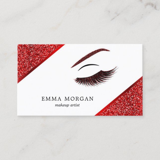 Cartão de visita de artista de ativação com efeito (Frente)