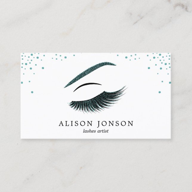 Cartão de visita de artista de ativação com efeito (Frente)