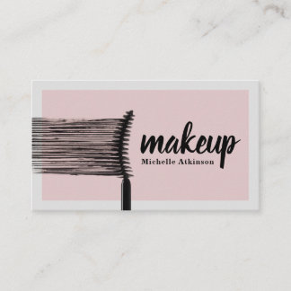 Cartão de visita de Artista de Makeup Chic com Ace