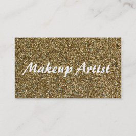 Cartão de visita de Artista de Makeup Glitter Spar