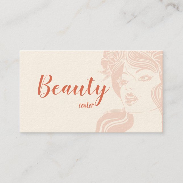 Cartão de visita de Artista de Makeup Personalizad (Frente)