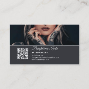 Cartão de visita de Artista de Tatuagem Pessoal