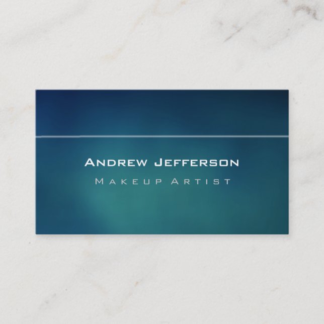 Cartão de visita de Artista Profissional de Fundo  (Frente)