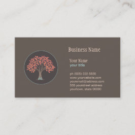 Cartão de visita de Árvore de Reparo Holístico
