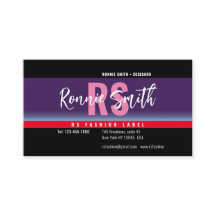 Cartão de visita de assinatura