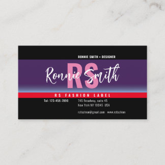 Cartão de visita de assinatura