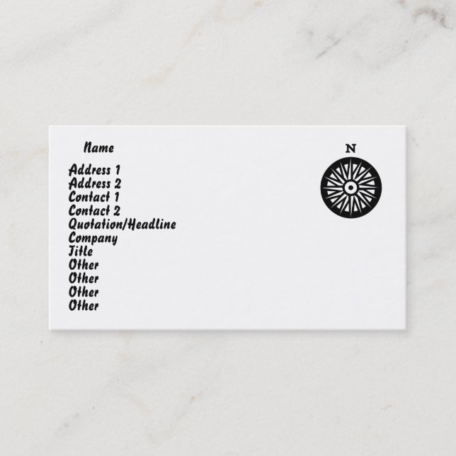 Cartão de visita de assistência cristão (Frente)