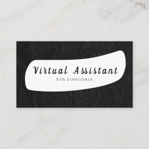 Cartão de Visita de Assistente Virtual