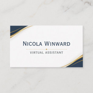 Cartão de Visita de Assistente Virtual