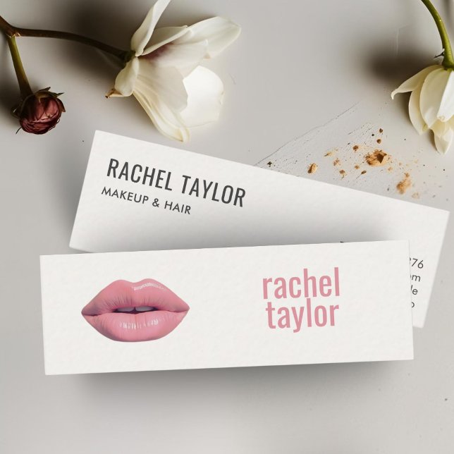 Cartão de visita de ativação dinâmica 3D rosa (Criador carregado)