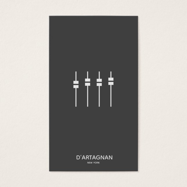 Cartão de visita de áudio (Frente)