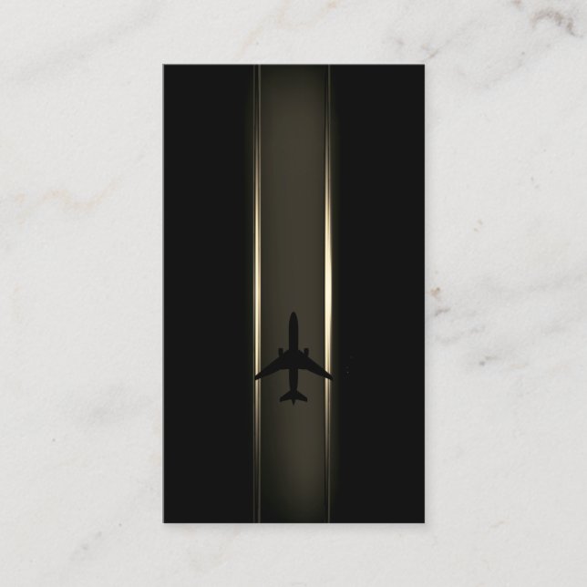 Cartão de visita de aviação (Frente)