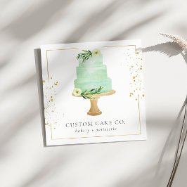 Cartão de visita de Bakery Personalizado