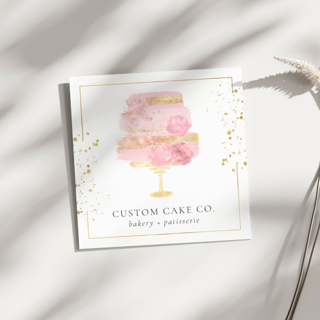 Cartão de visita de Bakery Personalizado (Criador carregado)