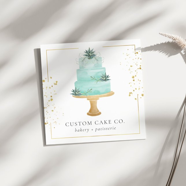 Cartão de visita de Bakery Personalizado (Criador carregado)