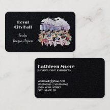 Cartão de visita de Banquet Hall Premium