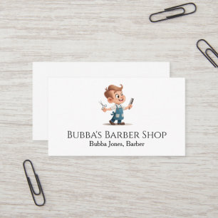 Cartão de Visita de Barbearia