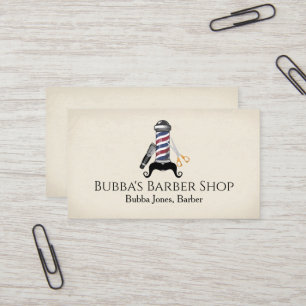 Cartão de Visita de Barbearia