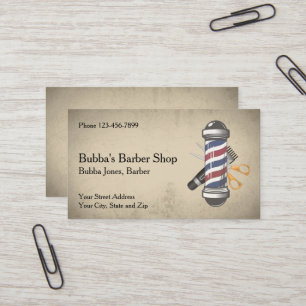 Cartão de Visita de Barbearia