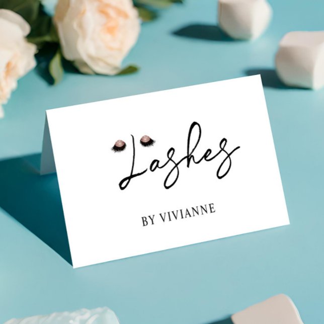 Cartão de visita de barra branca preto simples (Criador carregado)