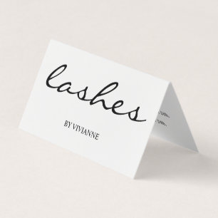 Cartão de visita de barra branca preto simples