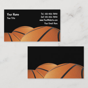 Cartão de visita de basquetebol