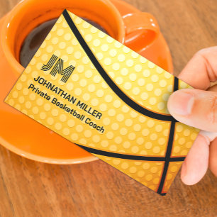 Cartão de visita de basquetebol