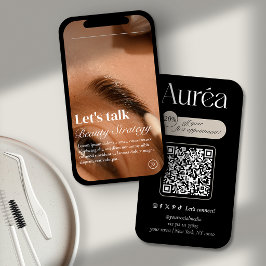 Cartão de Visita de Beleza de Foto Moderna
