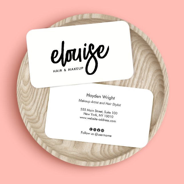 Cartão de visita de Beleza do Script de Pincel Mod (Criador carregado)