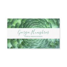 Cartão de visita de Botânica Verde