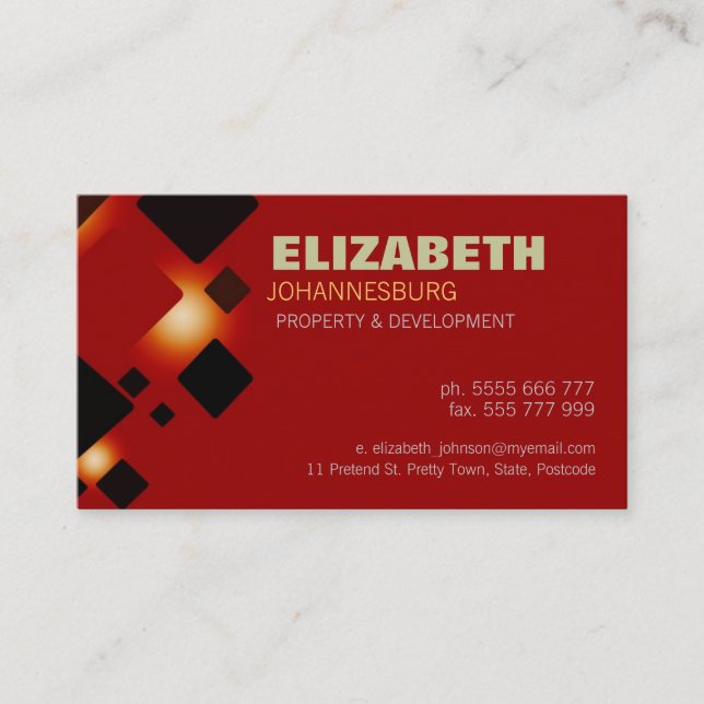 Cartão de visita de Caixa de Introdução RUST (Frente)