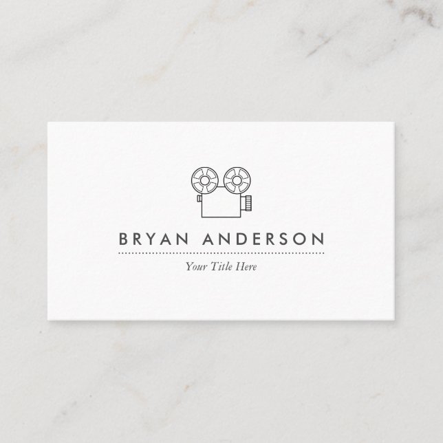 Cartão de visita de câmara antiga (Frente)