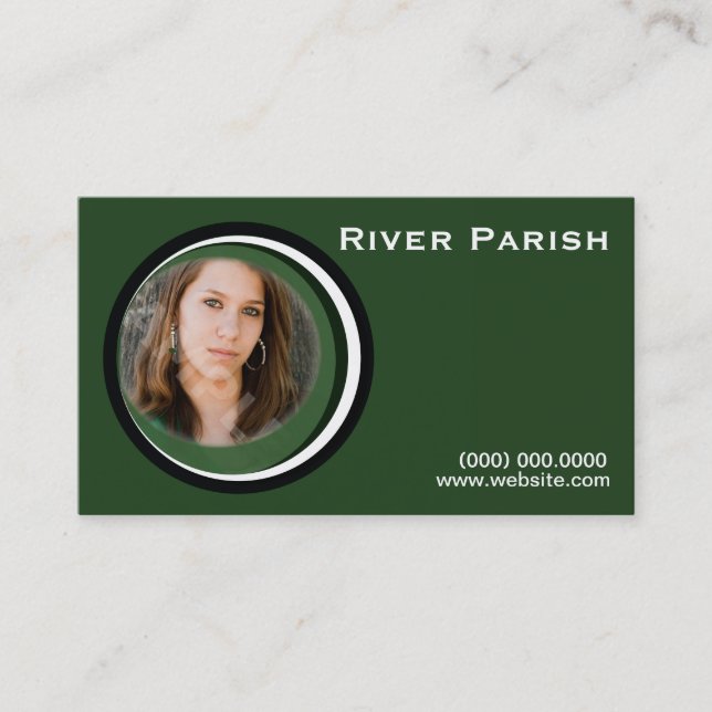 Cartão de visita de Captura de Cabeça do Ator Mode (Frente)