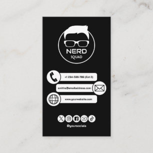 Cartão de Visita de Cara de Tecnologia