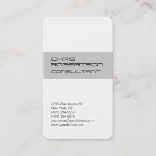 Cartão de visita de Caractere Atrativo da Cinza Br