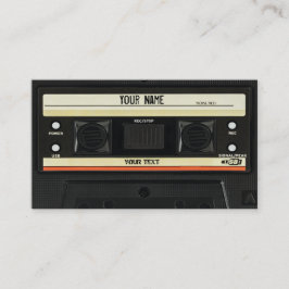 Cartão de visita de cassete