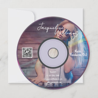 Cartão de Visita de CD de DJ Produtor de Música Pi