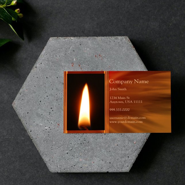 Cartão de visita de Chama de Queima (Burning Flame Business Card)