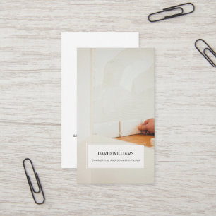 Cartão de visita de chão e de martelo profissionai