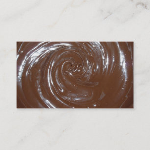Cartão de visita de chocolate
