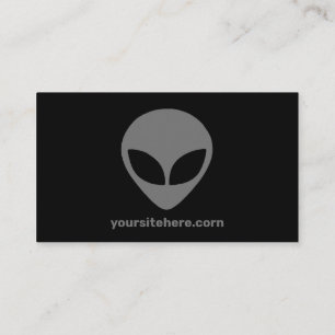 Cartão de visita de código QR de Alienígena esc