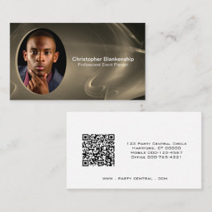 Cartão de visita de Código QR de Foto Profission