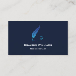 Cartão de visita de Código QR de Quill Notório Móv