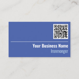Cartão de visita de Código QR do Ironmonger