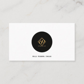 Cartão de visita de Código QR Personalizado Modern