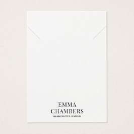 Cartão de visita de Colchete de Colchete do Design