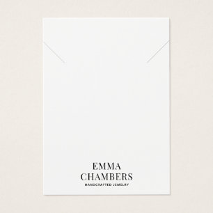 Cartão de visita de Colchete de Colchete do Design