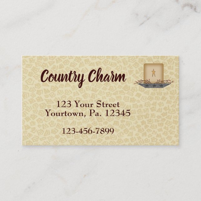 Cartão de visita de Coleção Primitiva (Frente)