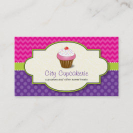 Cartão de visita de Compro de cupcake