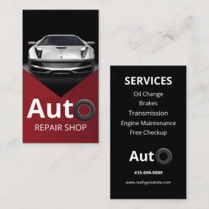 Cartão de visita de Compro de reparo automático pr